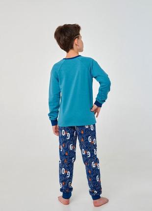 Пижама для мальчика smil 104697 мятный хаки3 фото