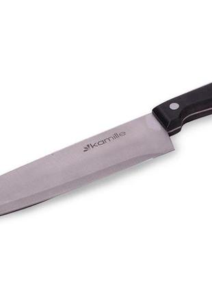 Нож кухонный kamille - 320 мм шеф-повар (5108)1 фото