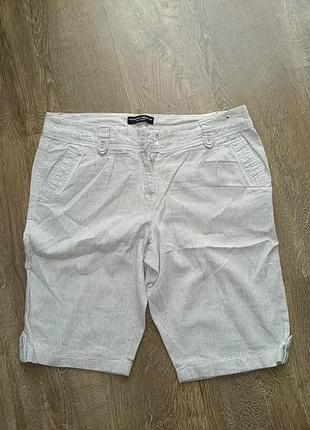 Шорты капри бриджи льон