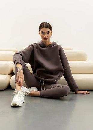 Жіноча тепла флісова товстовка оверсайз 42-52 розміри різні кольори