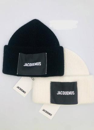 Шапка ангорова в стилі jacquemus