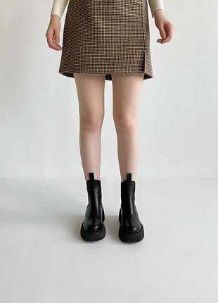 Ботинки женские в трех цветах