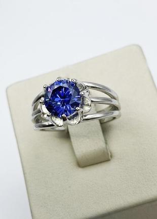 Кольцо серебряное с танзанитом 16,5 4,94 г