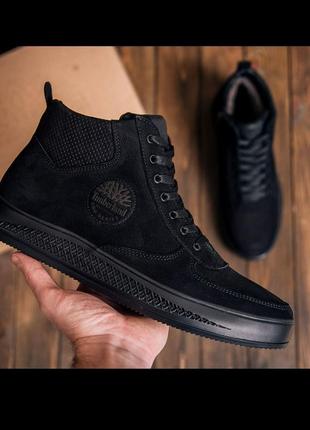 Стильні чоловічі зимові шкіряні черевики