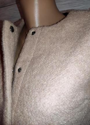 Женское пудровое,нежно розовое пальто ,44, only2 фото