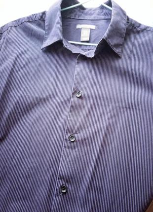 Сорочка h&m/ рубашка в полоску/ длинный рукав5 фото