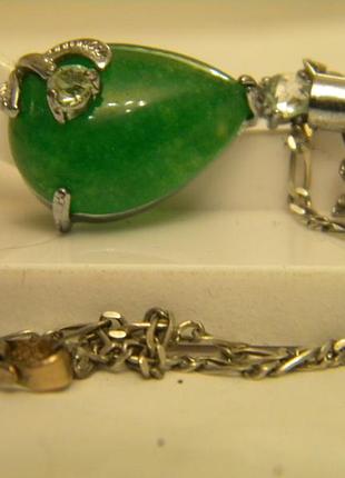Кулон цепочка камень бижутерия №1112