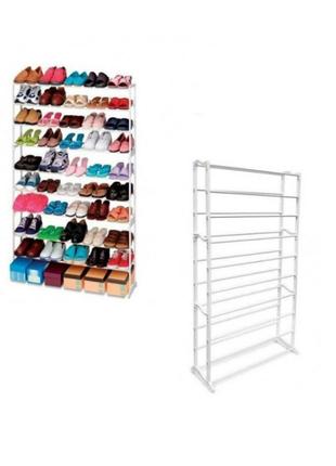 Органайзер полиця для взуття на 30 пар, 10 полиць amazing shoe rack5 фото