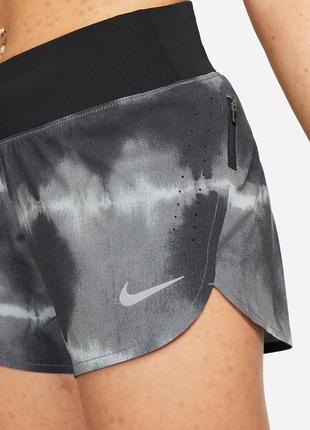 Nike dri-fit eclipse женские спортивные беговые шорты тай дай новые оригинал3 фото