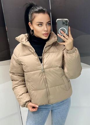 Куртка женская бомбер размер л (44) хл (46) наполнитель силикон китай