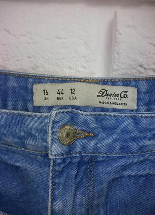 🔥распродажа летней коллекции 🔥   джинсовые шорты рванки р.xl-xxl denim co4 фото