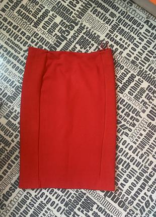 Mango  изумительная юбка- карандаш миди вискоза  p.xs/s