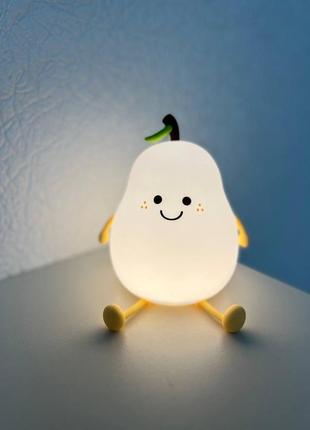 Светильник ночник силиконовый милая груша