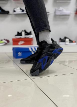 Кроссовки adidas streetball (black/blue)2 фото