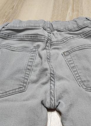 Скинни джинсы стрейч, высокие универсальные джинсы denim на 5-6 лет5 фото