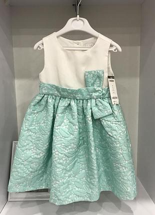 Мятное праздничное платье gymboree 3t сша