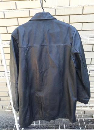Куртка /пальто женская кожаная, размер 50/52.2 фото