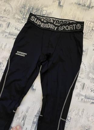 Superdry sport чоловічі компресійні лосини/тайтси8 фото