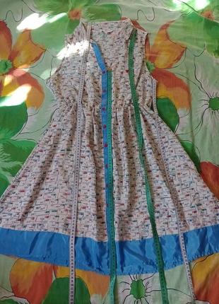 Винтажное платье 👗 платьице сарафан брендовое в винтажном стиле3 фото