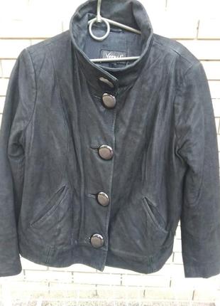 Куртка женская, кожаная,крек, размер 50/52.