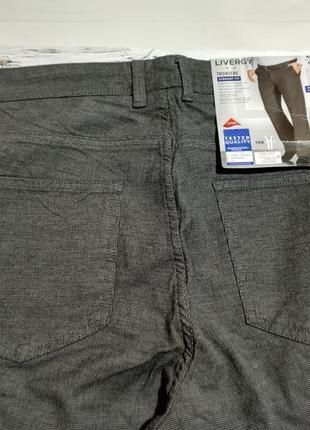 Брюки мужские прямого кроя брюки слаксы серые хлопковые коттоновые большие размеры батал6 фото