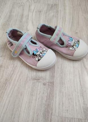 Тапочки на дівчинку в садочок george 22 розмір
