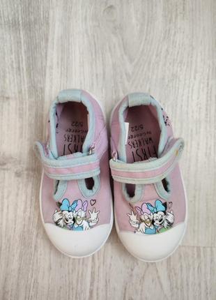 Тапочки на дівчинку в садочок george 22 розмір