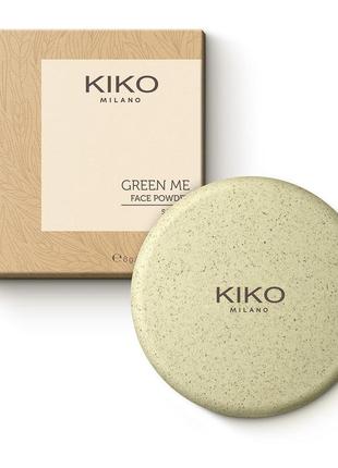 Kiko milano матуюча пудра green me face powder 022 фото