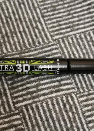 Тушь для ресниц rimmel extra 3d lash extreme black1 фото