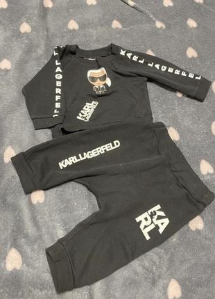 Спортивный костюм karl lagerfeld 3-6,6-9 мес