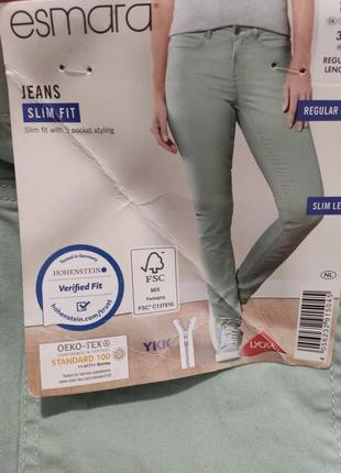 Женские брюки коттоновые брюки, s 36 euro, esmara, нижняя3 фото