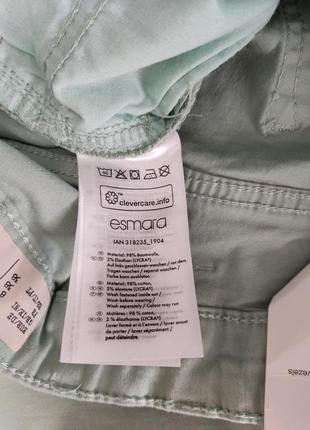 Женские брюки коттоновые брюки, s 36 euro, esmara, нижняя7 фото