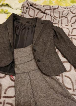 Набір на осень жакет спідниця 48_50 р