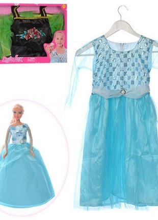 Лялька defa 29см, плаття 83,5 см для дівчинки (зріст 120см), 8333