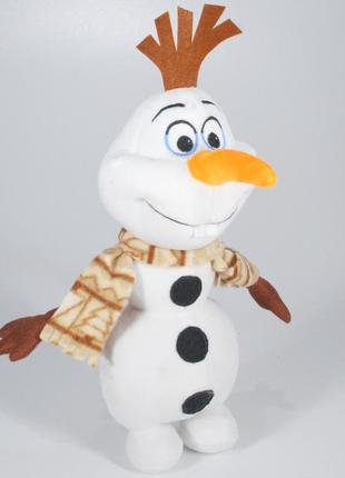 Мягкая игрушка снеговик олаф, 36см, 583