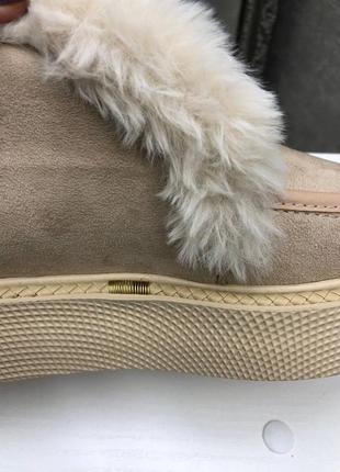 Шикарные качественные утепленные короткие женские ботинки холодная осень-зима9 фото