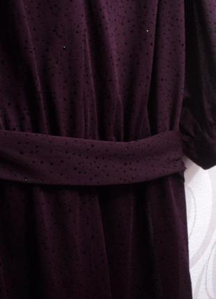 Платье винного цвета, винтаж, ретро4 фото