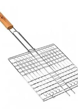 Ґрата-гриль плоська міні stenson метал 55x27x24 см, mh-0088