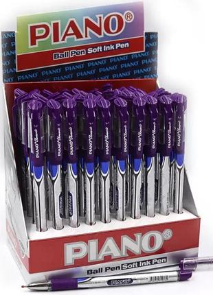 Набір масляних фіолетових ручок piano classic 50 шт в упаковці, 195_50_vio