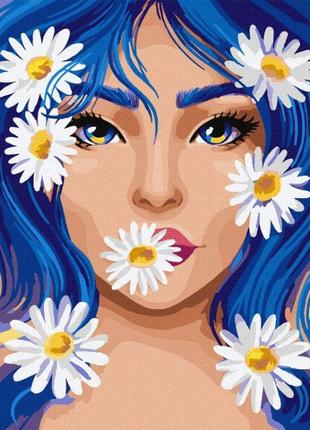 Картина по номерам "ромашковое настроение" ©pollypop92 идейка 40х50 см, кно4994