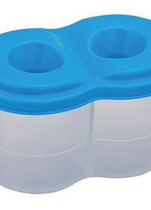 Склянка непроливайка подвійна, синя 6шт/упаковка, zb.6901-021 фото
