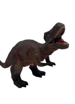 Ігрова фігурка динозавр гумовий bambi звук вигляд a-3, q9899-502a-3