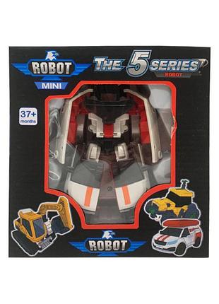 Игровой трансформер транспорт tobot бело-красный, w339-9