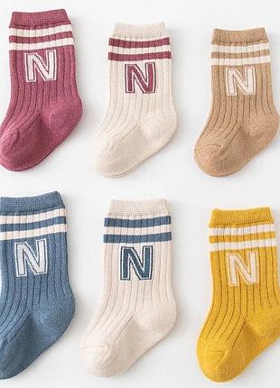 Носки высокие спортивные носки, носочки “n”