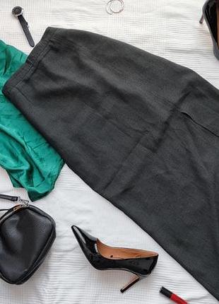 Спідниця юбка максі  классична з вирізом