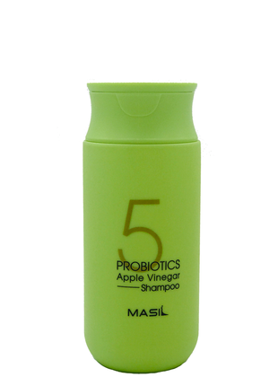 Безсульфатний шампунь з яблучним оцтом masil 5 probiotics apple vinegar shampoo