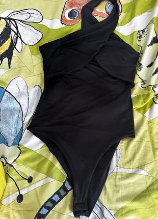 Черный боди missguided