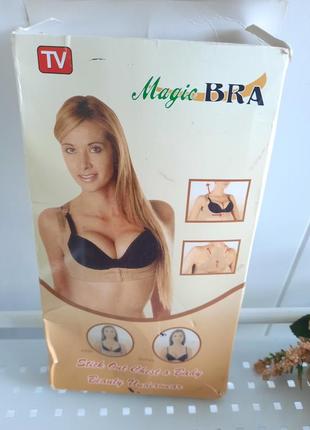 Корсет-бюстгалтер корректор для увеличения груди magic bra бежевый xl9 фото