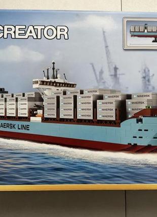 Конструктор lego creator expert 10241 контейнеровоз класу triple-e компанії maersk line