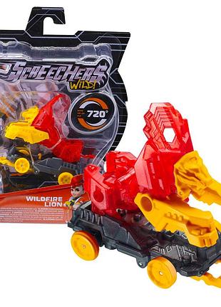 Машинка-трансформер screechers wild s4 l0 вайлдфаер лаен, eu685004